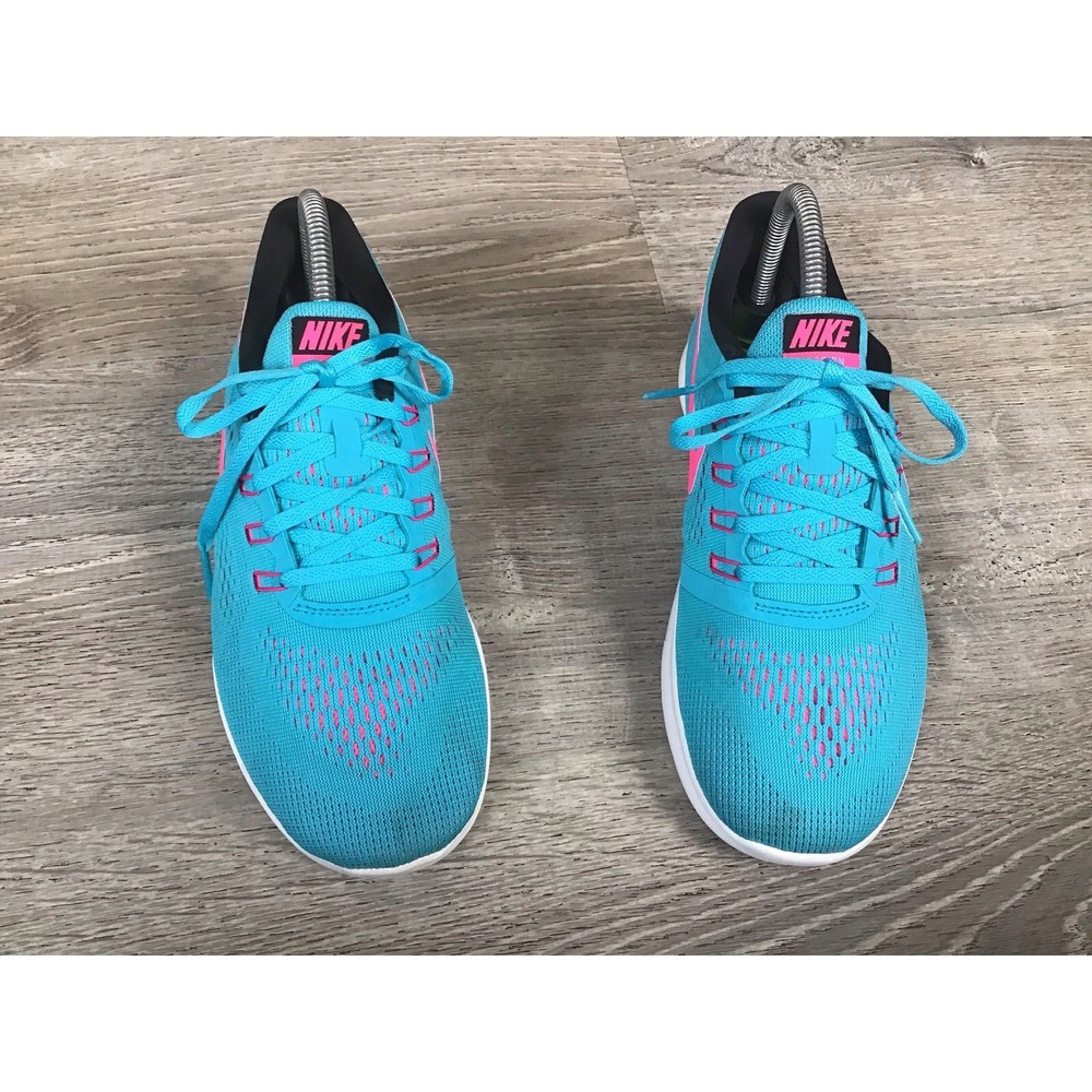 Nike Womens Size 8 Free Rn Shoes Running Sneakers Blue Mesh Low Top 831509-401 - Picture 5 of 11